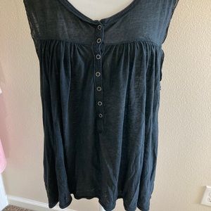 Flowy Black Tank